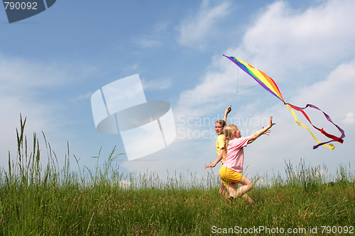 Image of Flying kite