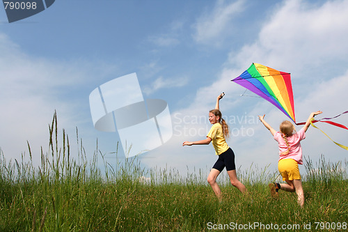 Image of Flying kite