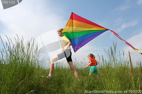 Image of Flying kite