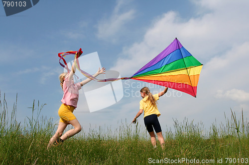 Image of Flying kite