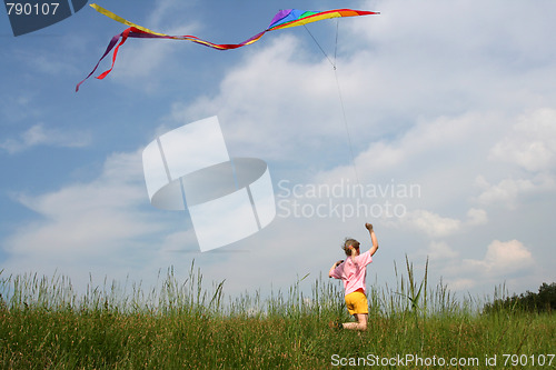 Image of Flying kite