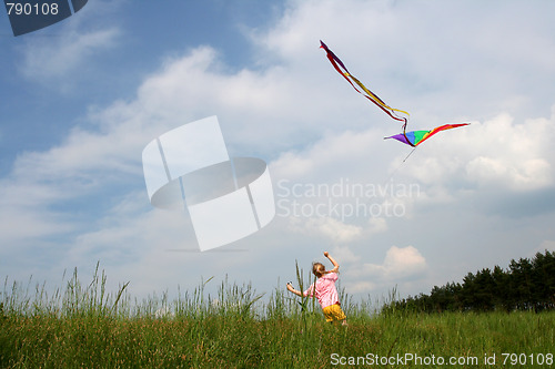 Image of Flying kite