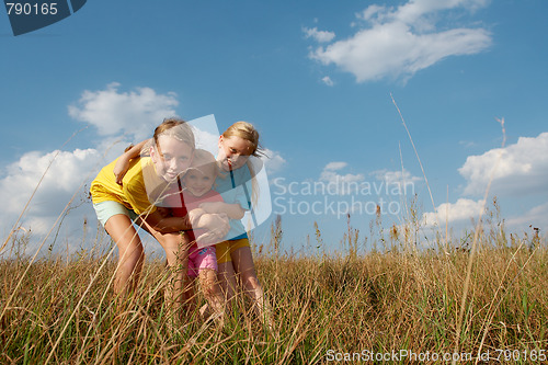 Image of Children on a meadow