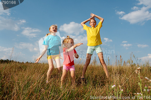 Image of Children on a meadow