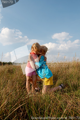 Image of Children on a meadow