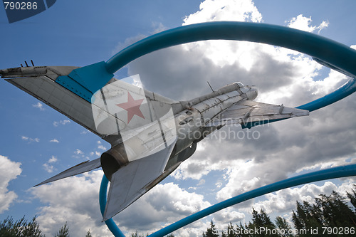Image of Soviet plane monument