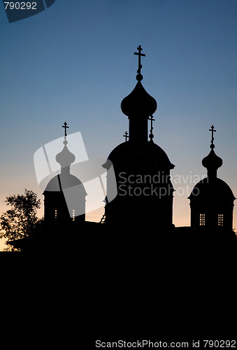 Image of church silhouette