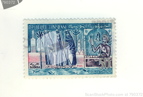 Image of tunisian stamp