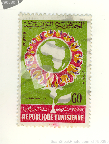 Image of tunisian stamp