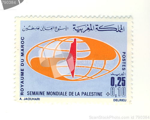 Image of morocan stamp