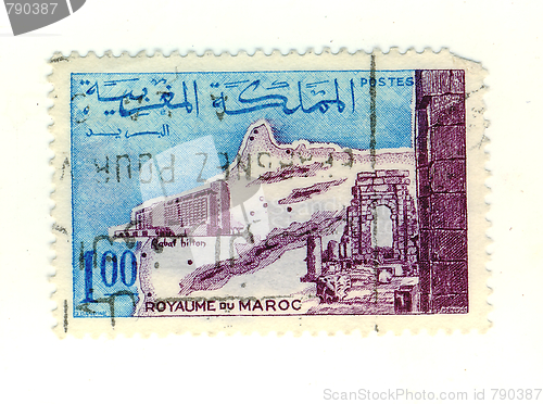 Image of morocan stamp