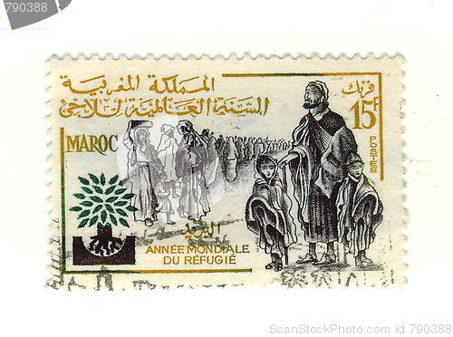 Image of morocan stamp