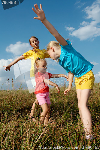 Image of Children on a meadow