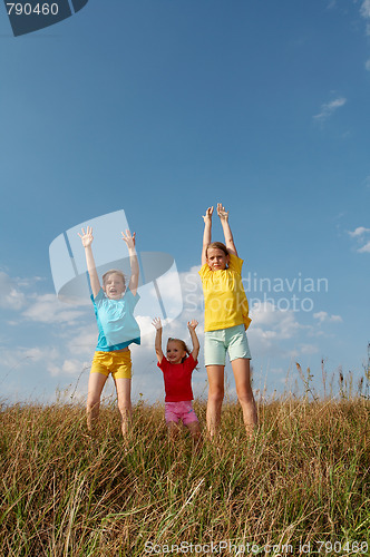 Image of Children on a meadow