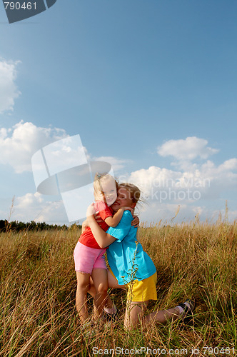 Image of Children on a meadow