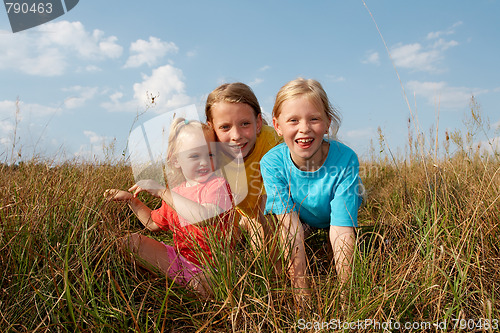 Image of Children on a meadow