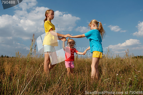 Image of Children on a meadow