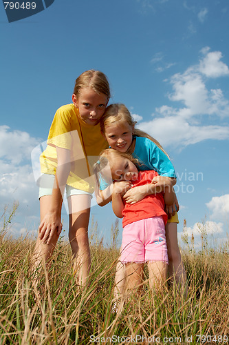 Image of Children on a meadow