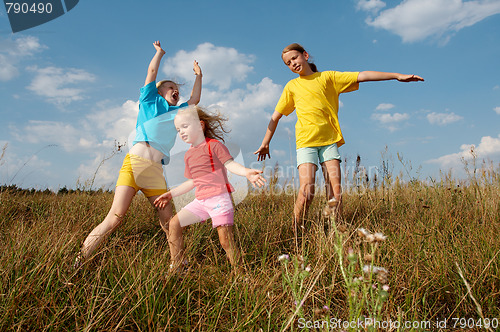 Image of Children on a meadow