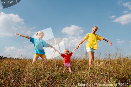 Image of Children on a meadow