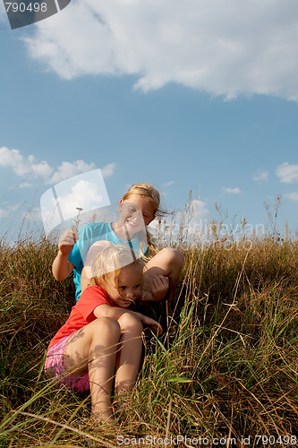 Image of Children on a meadow