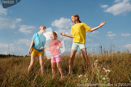 Image of Children on a meadow