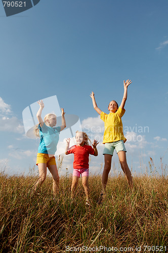 Image of Children on a meadow