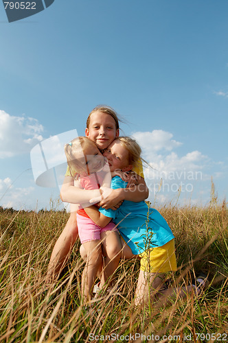 Image of Children on a meadow