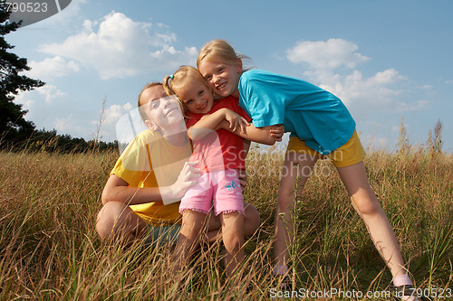 Image of Children on a meadow