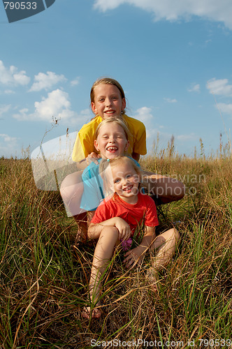 Image of Children on a meadow