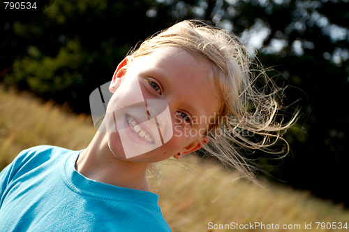 Image of Girl on a meadow