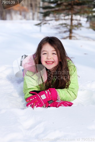 Image of Snowy Bed