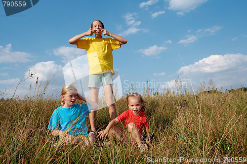 Image of Children on a meadow