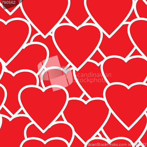Image of Valentine's day abstract seamless background.