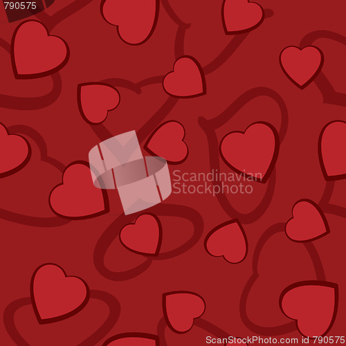 Image of Valentine's day abstract seamless background