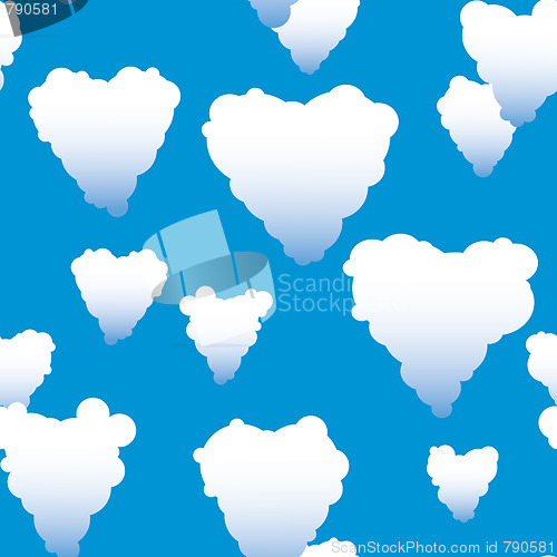 Image of Valentine's day abstract seamless background