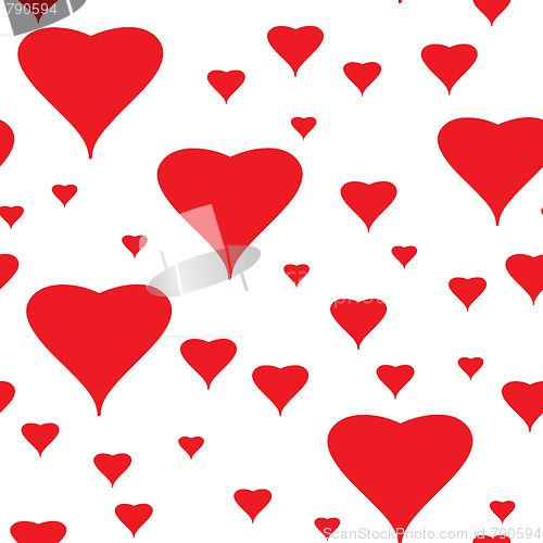 Image of Valentine's day abstract seamless background