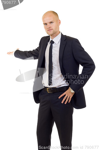 Image of business man giving a presentation