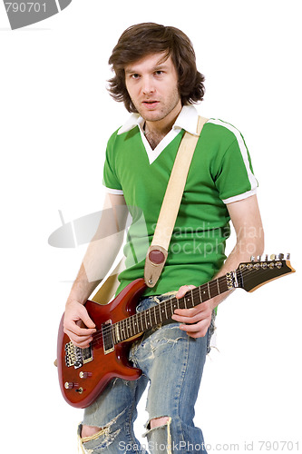 Image of guitarist playing