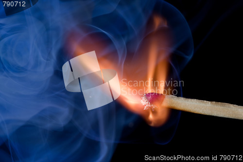 Image of Burning match