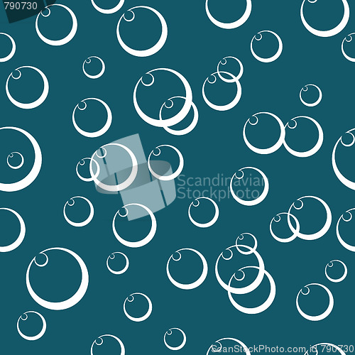 Image of Abstract bubbles background. Seamless.