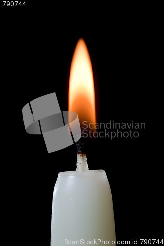 Image of Burning candle