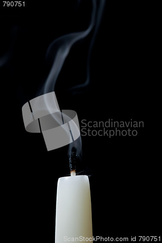 Image of Smoldering candle 