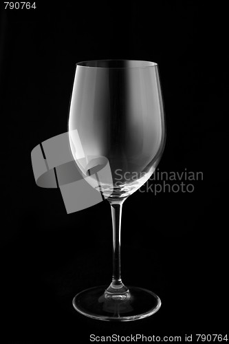 Image of Empty wine glass