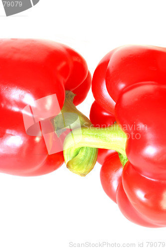 Image of Linked Red Peppers