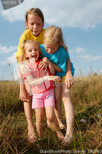 Image of Children on a meadow