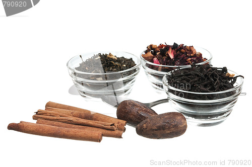 Image of still life of tea leaves