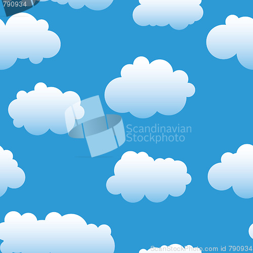 Image of Abstract clouds background.