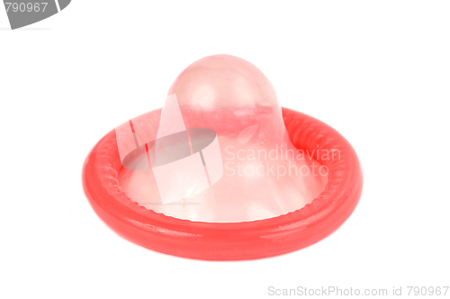 Image of Condom on White