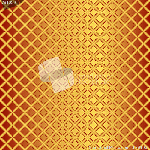 Image of Metallic seamless bronze pattern 